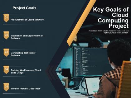 Key goals of cloud computing project