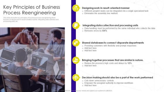 Key Principles Of Business Process Reengineering Implementation Business Process Transformation