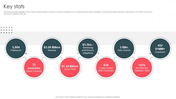 Key Stats Data Analytics And Storage Company Profile CP SS V