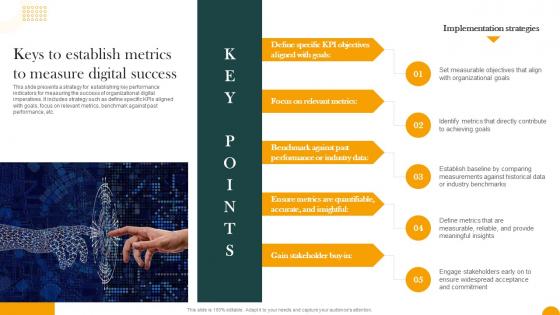 Keys To Establish Metrics To Measure Digital Success How Digital Transformation DT SS