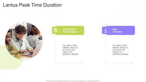 Lantus Peak Time Duration In Powerpoint And Google Slides Cpb