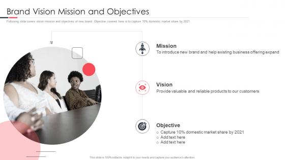 Launching A New Brand In The Market Brand Vision Mission And Objectives