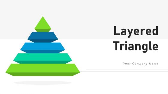 Layered Triangle Strategy Business Corporate Structure Management Planning Process