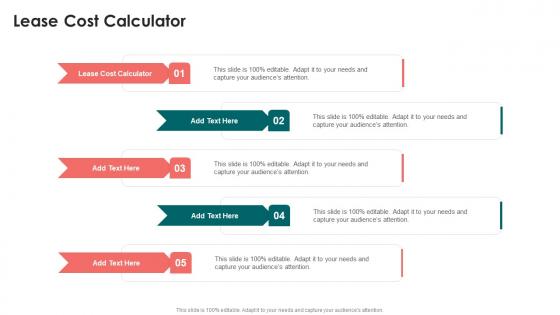 Lease Cost Calculator In Powerpoint And Google Slides Cpb