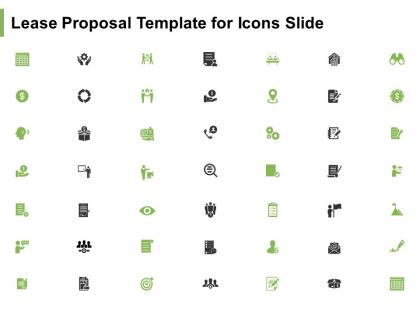 Lease proposal template for icons slide ppt powerpoint presentation outline slideshow