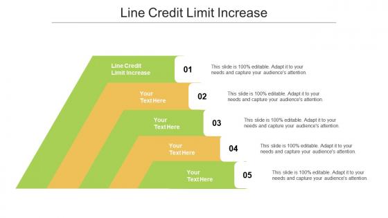 Line credit limit increase ppt powerpoint presentation professional objects cpb