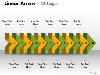 Linear arrow 12 stages 3