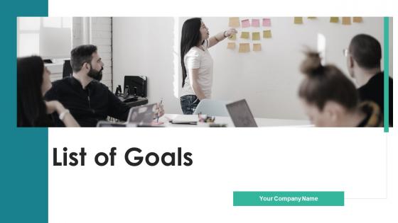 List Of Goals Powerpoint Ppt Template Bundles