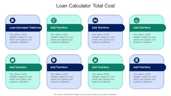 Loan Calculator Total Cost In Powerpoint And Google Slides Cpb