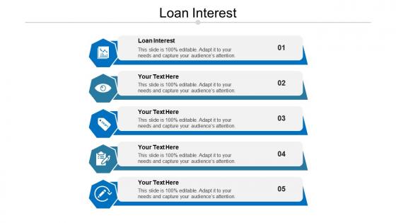 Loan interest ppt powerpoint presentation inspiration objects cpb