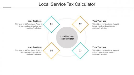 Local service tax calculator ppt powerpoint presentation professional template cpb