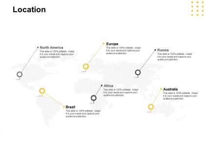 Location audiences attention ppt powerpoint presentation visual aids professional