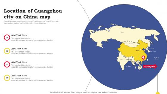 Location Of Guangzhou City On China Map