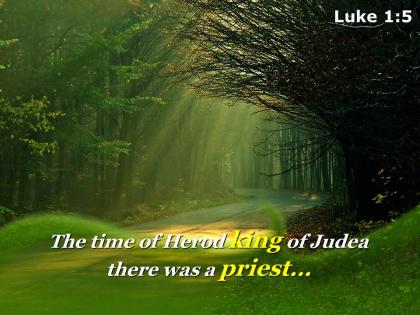 Luke 1 5 the time of herod king powerpoint church sermon