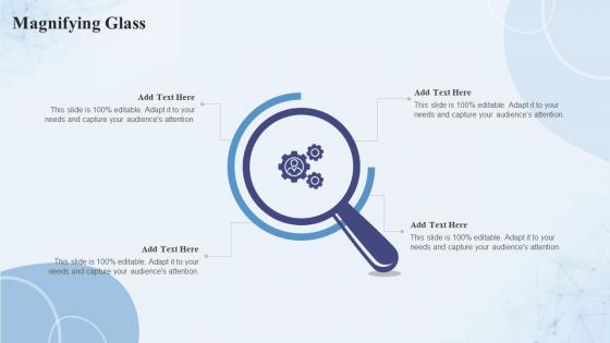 Magnifying Glass Digital Capability Assessment Ppt Show Infographic Template