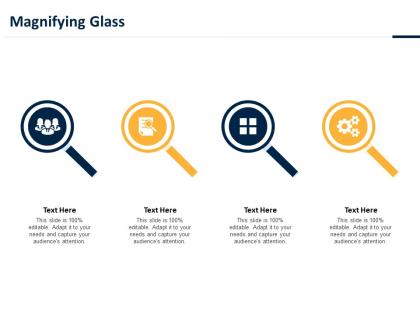 Magnifying glass ppt powerpoint presentation file portfolio