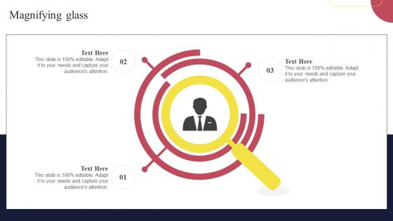 Magnifying Glass Real Estate Marketing Strategies For Lead Generation Ppt File Diagrams