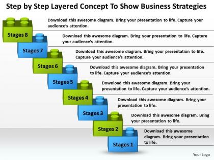 Management consultants to show business strategies powerpoint templates ppt backgrounds for slides 8 stages 0530