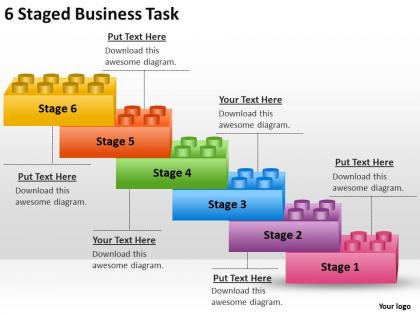 Management consulting 6 staged business task powerpoint templates ppt backgrounds for slides