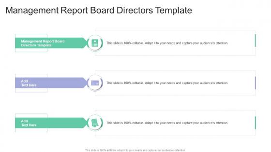 Management Report Board Directors Template In Powerpoint And Google Slides Cpb