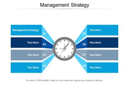 Management strategy ppt powerpoint presentation gallery visuals cpb