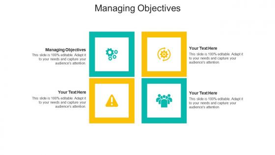 Managing objectives ppt powerpoint presentation gallery example cpb