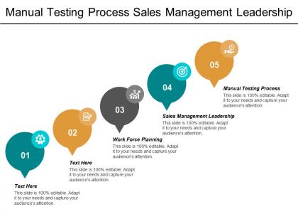 Manual testing process sales management leadership work force planning cpb