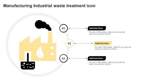 Manufacturing Industrial Waste Treatment Icon