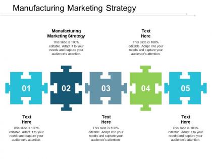 Manufacturing marketing strategy ppt powerpoint presentation portfolio information cpb