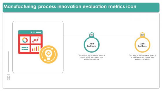 Manufacturing Process Innovation Evaluation Metrics Icon