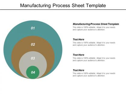 Manufacturing process sheet template ppt powerpoint presentation model examples cpb