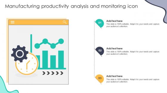 Manufacturing Productivity Analysis And Monitoring Icon