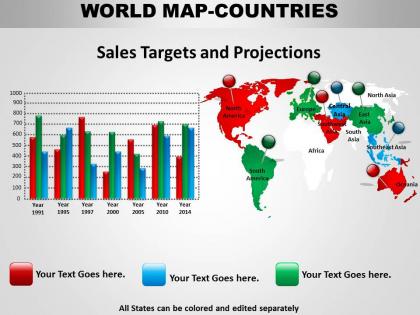 Maps and geography world continents 1114