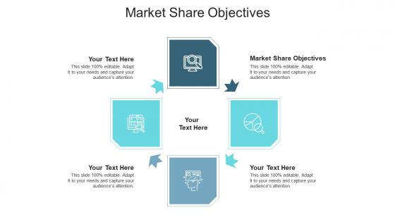 Market share objectives ppt powerpoint presentation infographic template graphics cpb