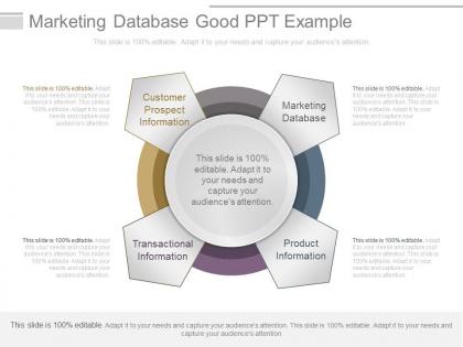 Marketing database example of ppt images