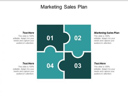 Marketing sales plan ppt powerpoint presentation outline information cpb