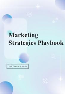 Marketing Strategies Playbook Report Sample Example Document