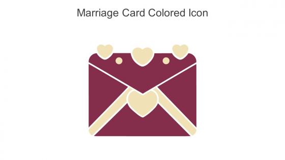 Marriage Card Colored Icon In Powerpoint Pptx Png And Editable Eps Format