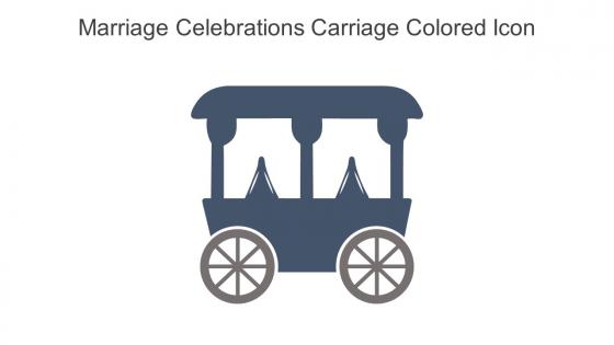 Marriage Celebrations Carriage Colored Icon In Powerpoint Pptx Png And Editable Eps Format