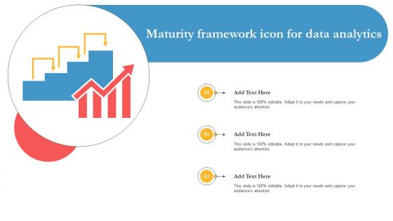 Maturity Framework Icon For Data Analytics