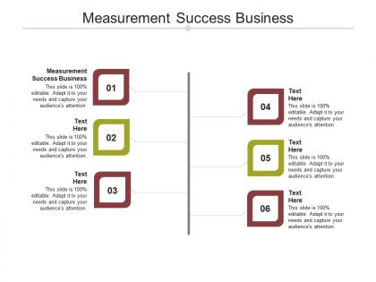 Measurement success business ppt powerpoint presentation gallery show cpb