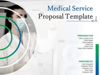 Medical service proposal template powerpoint presentation slides