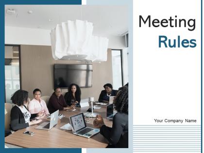 Meeting Rules Conversation Transparency Agenda Management Information