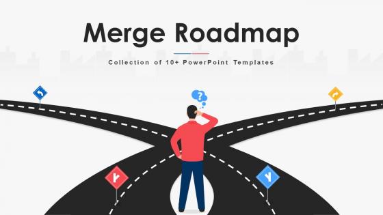 Merge roadmap powerpoint ppt template bundles