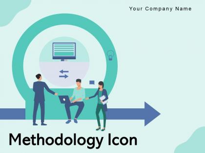 Methodology Icon Arrows Strategies Gear Research Cogwheel Bulb