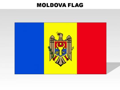 Moldova country powerpoint flags