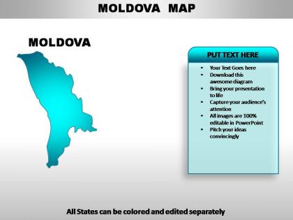 Moldova country powerpoint maps