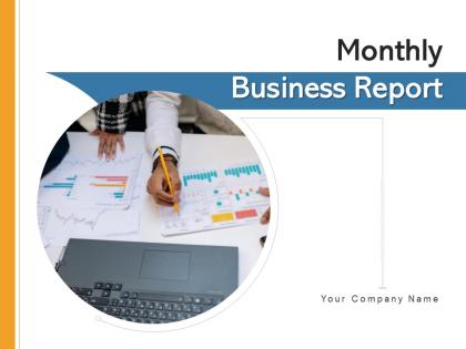 Monthly business report actual budget marketing performance goods manufactured