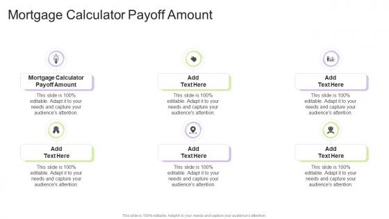 Mortgage Calculator Payoff Amount In Powerpoint And Google Slides Cpb