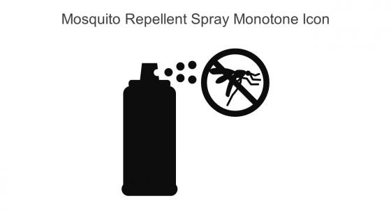 Mosquito Repellent Spray Monotone Icon In Powerpoint Pptx Png And Editable Eps Format